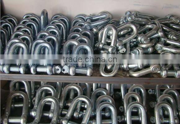 3/16' Galvanized US Type Drop Forged chain anchor snap Dee Shackle price