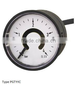 Bourdon Tube Pressure Gauges with Electrical Output Signal Standard Version, Cable Outlet Type PGT11C