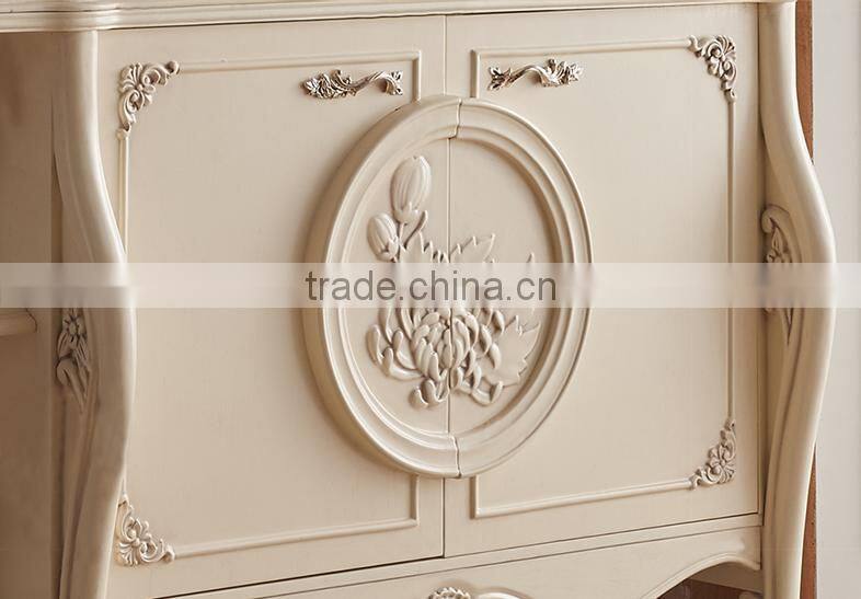 New design solid wood living room decorative wine cabinet