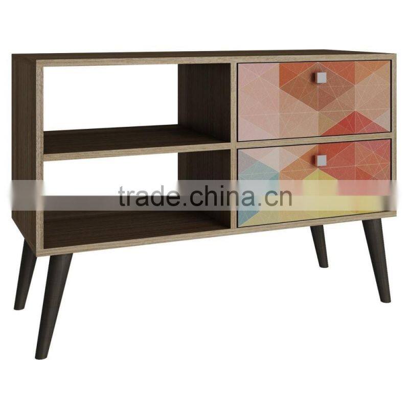 metal frame colorful drawers Antique living room cabinets