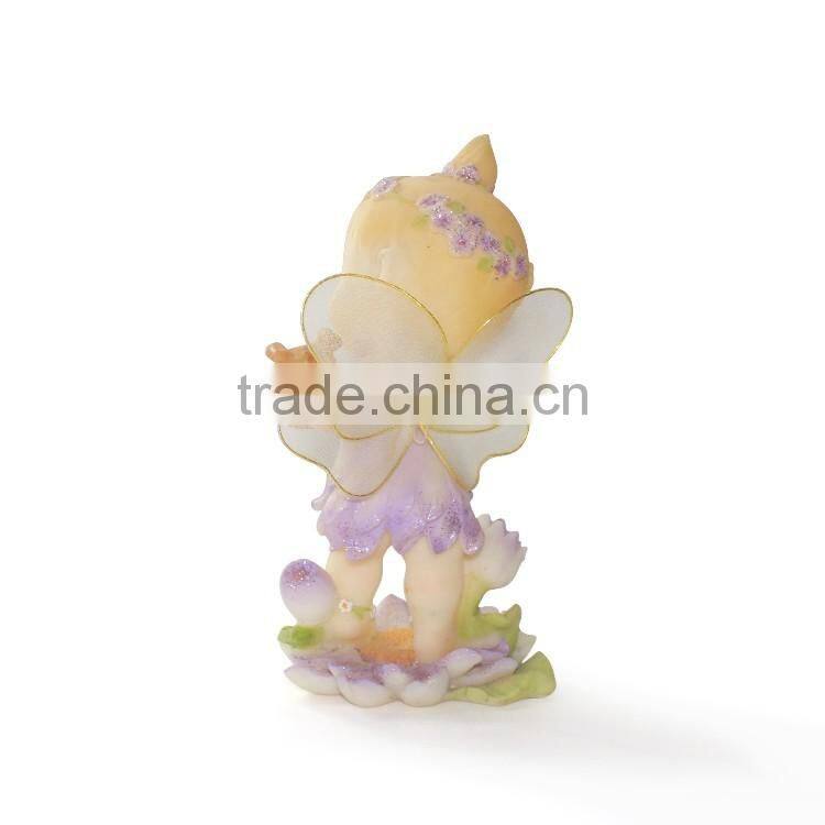 2016 polyresin material decorative music angels