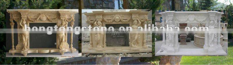 Modern Marble Fireplace Mantel Design