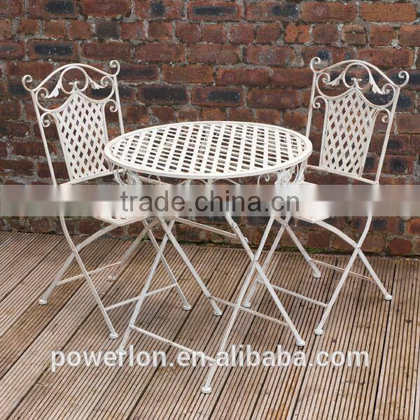 Folading Antirust Metal Table Set