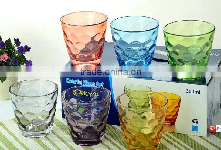 New crystal colored industries glassware