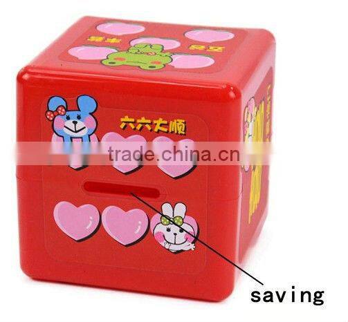 Supply creative Lucky Dice piggy bank