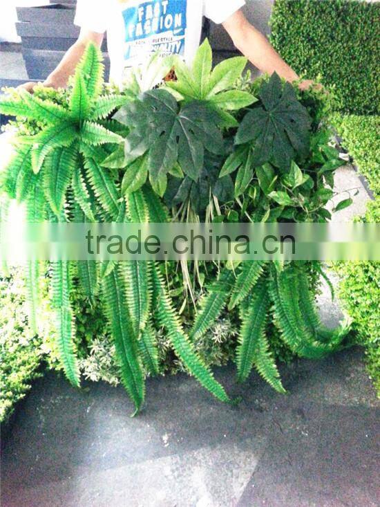 2017 factory price hot sale plastic plant wall artificial wall sale