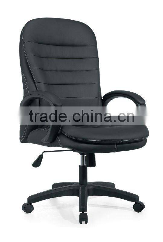 Popular soft pad leather upholstery high back chair 6039A