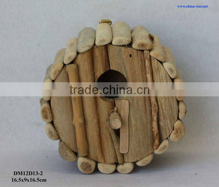 cute design new drift wood bird house