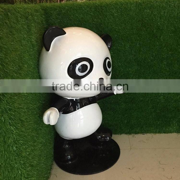 FRP panda sculpture