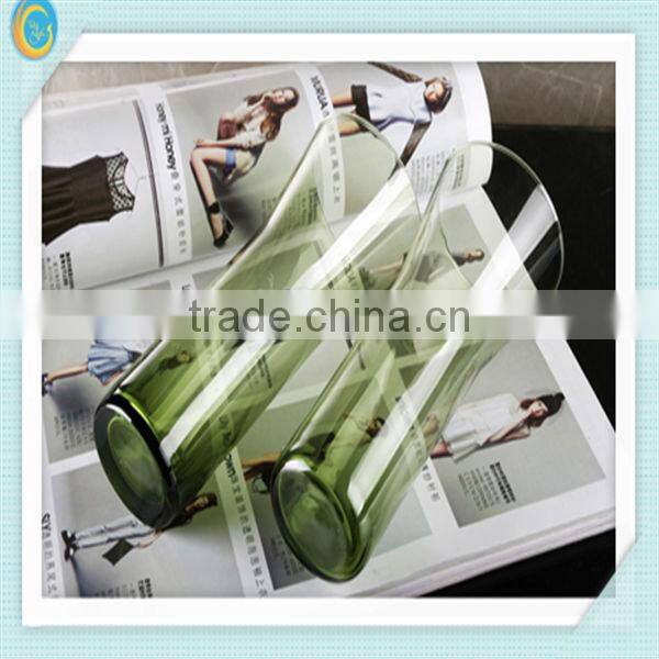 colorful cylinder glass vase