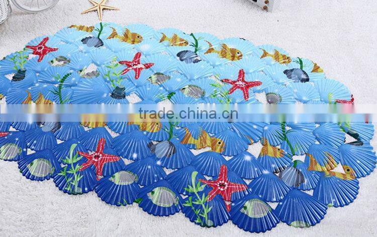 Factory hot selling stone like finish pvc bath mats