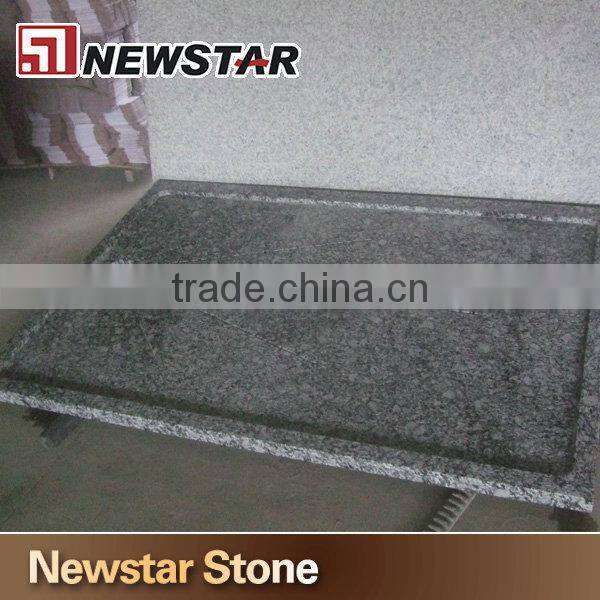 Hot sale Spray white granite stone shower pan