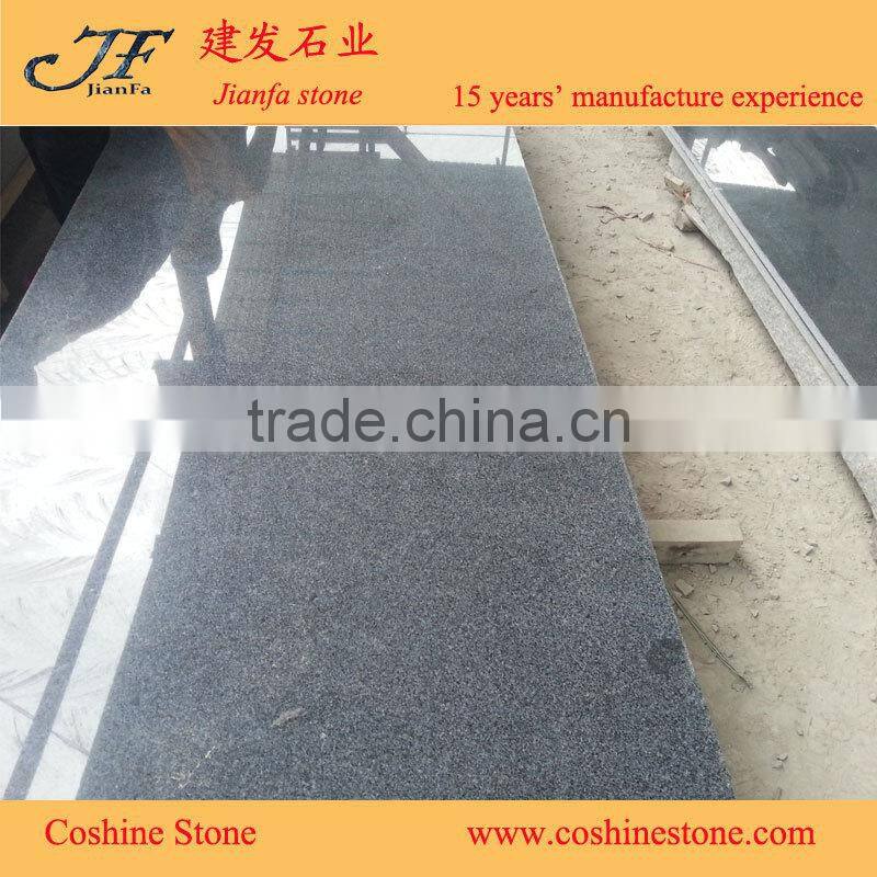 Hubei G603 Granite outdoor stair steps polished anti-slip Cheap granite steps for stair
