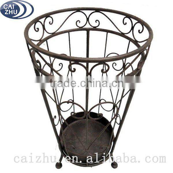 Black Iron indoor wet umbrella holder stands