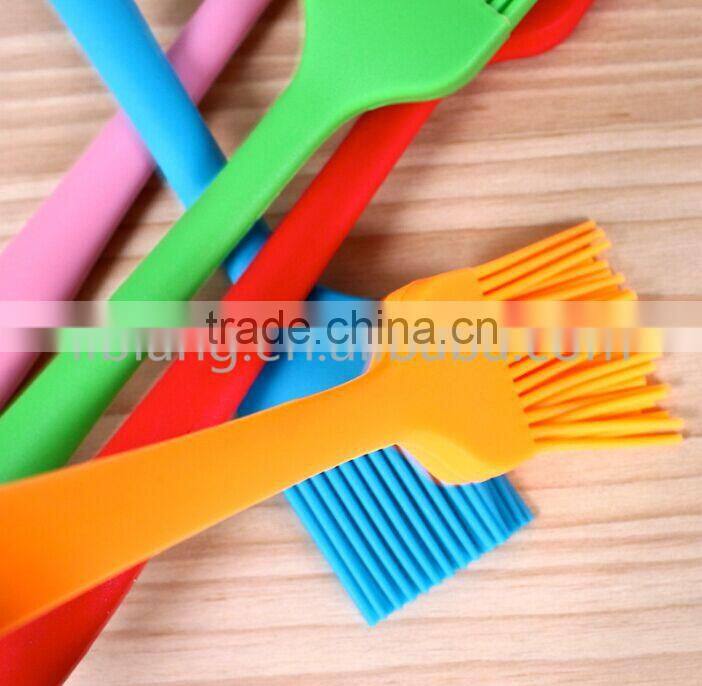 Healthy colorful cooking silicon oil brush