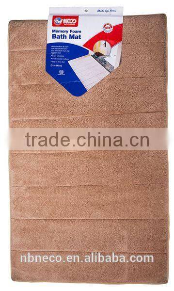 Memory foam bath mat