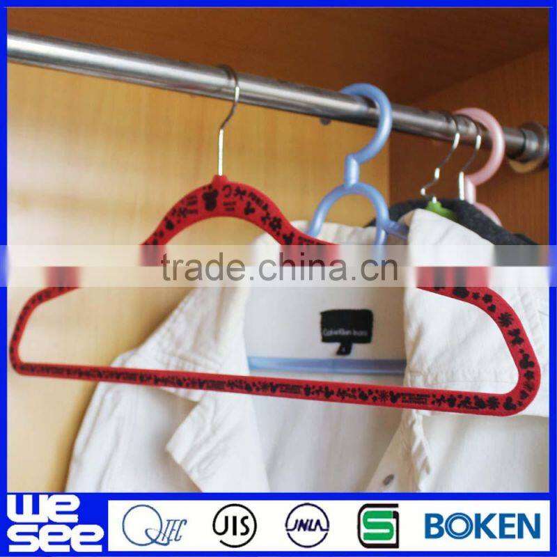 non slip clothes hangers felt clothes hangers