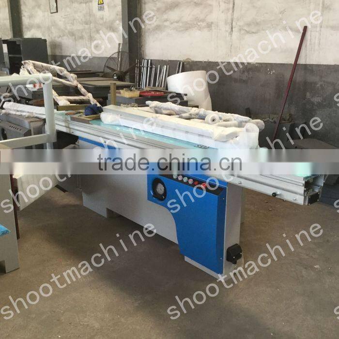 wood Sliding panel saw SH6128TZG with 2800x360mm Column Guide Rail and 45degree tilting and 4kw motor