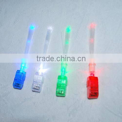 4x Color (blue, green, white and red) LED Party Bright Finger flashing Lights Ring Glow Torch light