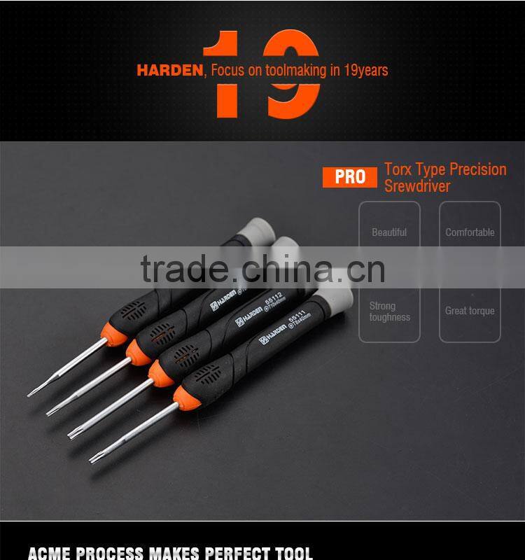 Professional Chrome Vanadium Torx Type Precision Screwdriver