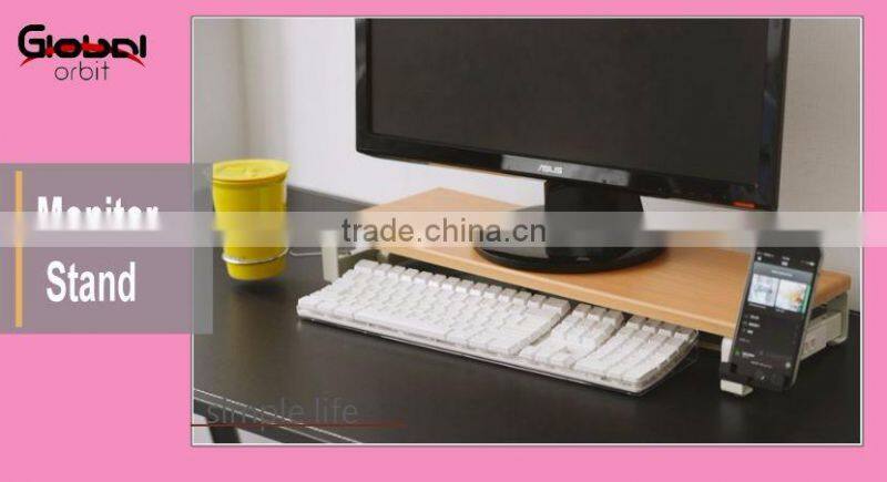 glass computer lcd monitor stand,metal display rack