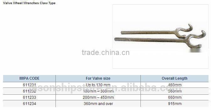 Marine Wholesale Valve Wheel Wrench