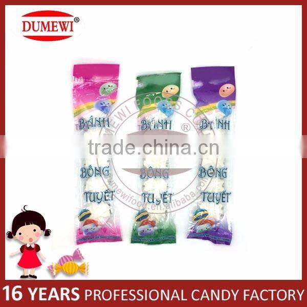 Flower Shape Jam Filled Marshmallow Cube Candy