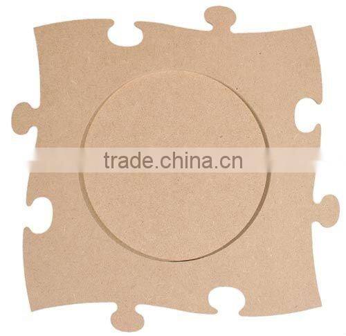 Customized MDF Craft Wood Photo Frame With Heart