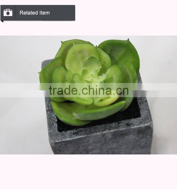 Wholesale artificial min succulents potted garden arrangement cheap mini plant
