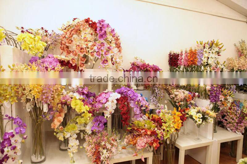 stem flower deocration flower festive silk hydrangea ball