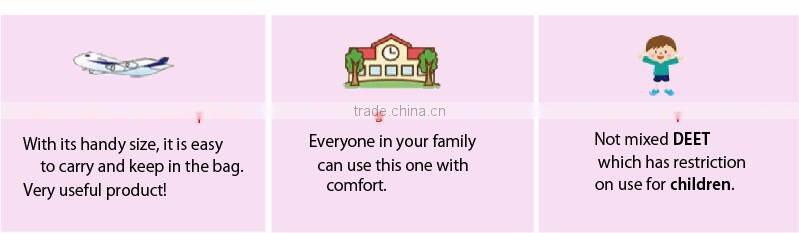 High quality insect repellent Wet tissue with Hot-selling made in Japan