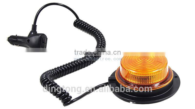 CE E-mark Passed LED rotating beacon light 12v 24v traffice safety led flashing beacon