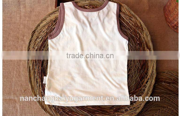 2014 children summer animal print cotton clothing sets