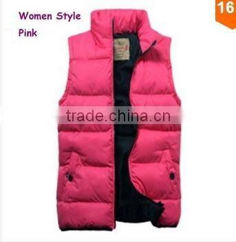 Warm Man's Fashion Waistcoat WINTER JACKET OUTDOOR DOWN JACKET New 2014 winter vest men SOFTSHEEL JACKET