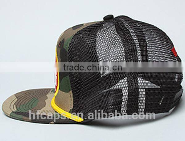 Custom Embroidery Logo 5 Panel With Rope Most Fashion Mesh Cap