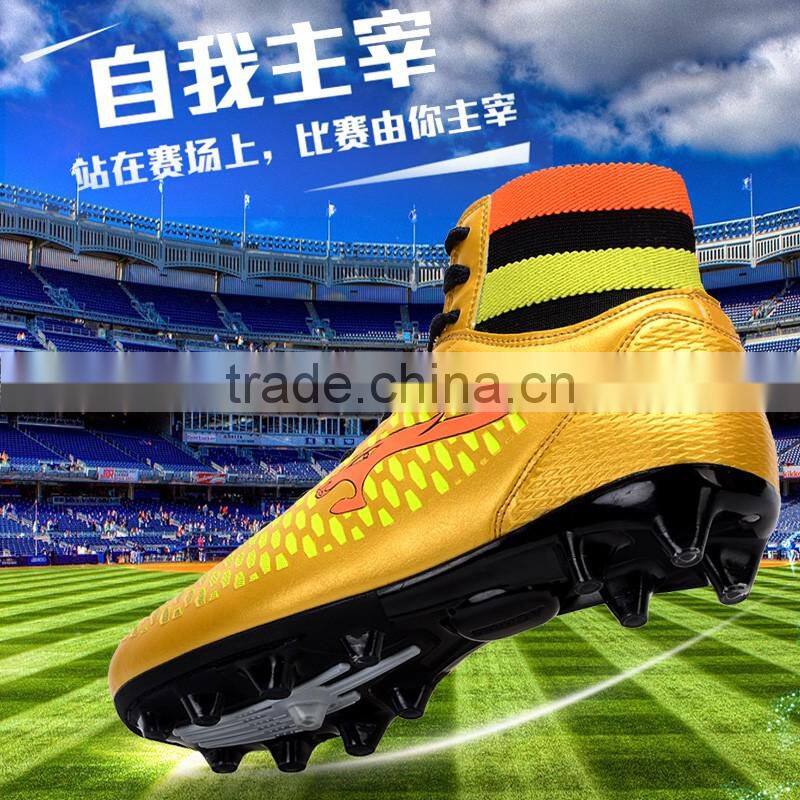 wholesale soccer shoes for men women children sport play football on the grass