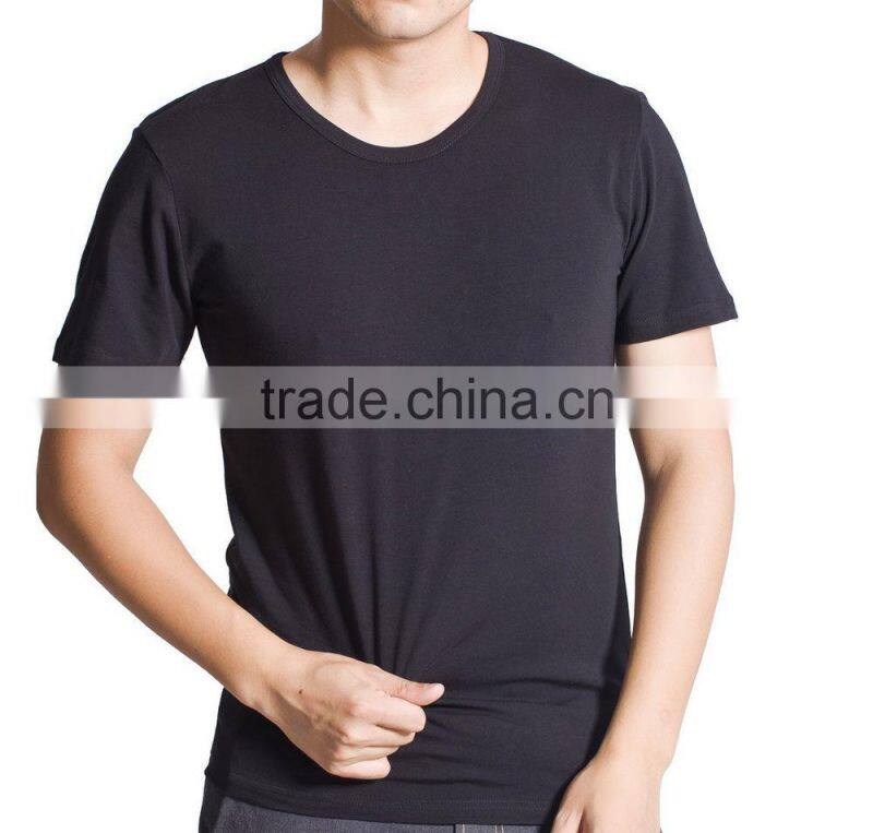 Latest type pure 200g polyester spandex t-shirts,wholesale blank 200g polyester spandex t-shirts