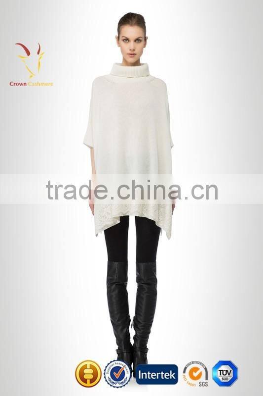 White Pashmina Wool PonchoS Capes Dress Shawl Wrap