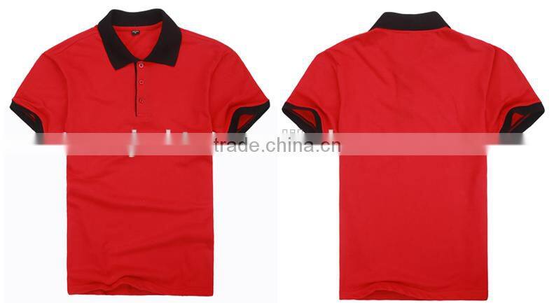 2016 new design custom printing men polo t shirt