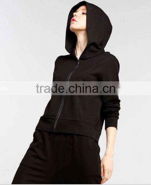 new spring slim leisure sport suit female hoodie wholesale