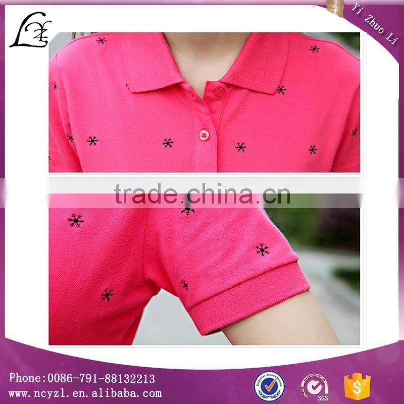 Custom China wholesale good quality polo t shirt factory women