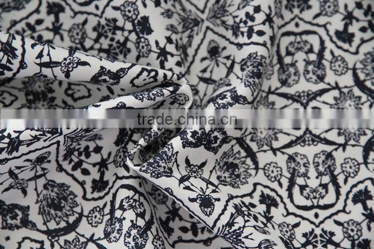 High quality silky weaving 1/1 printing finished cotton fabric