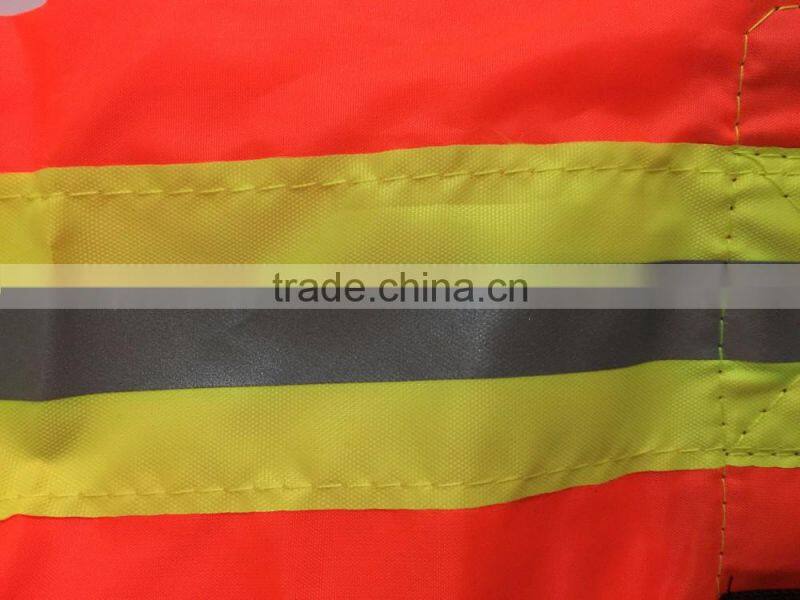 Nylon material reflective work safety man belt with contrast color
