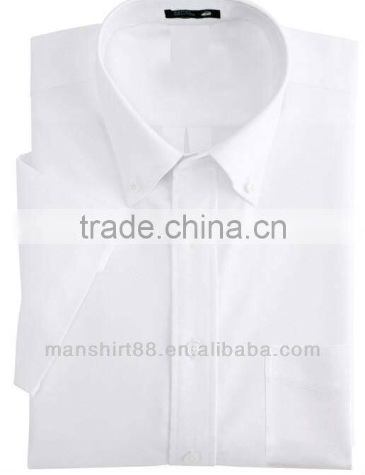 Custom mens button solid color down oxford casual shirt