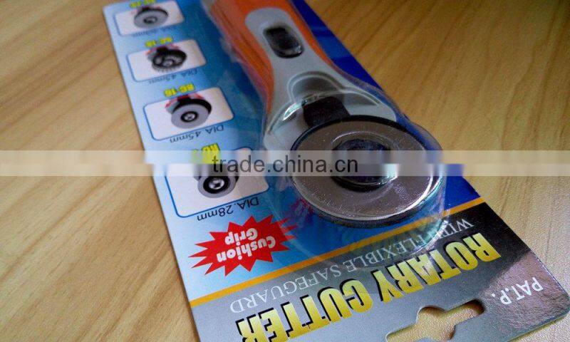 Hot selling 2015 DAFA fabric rotary cutter, county line rotary cutter 45mm