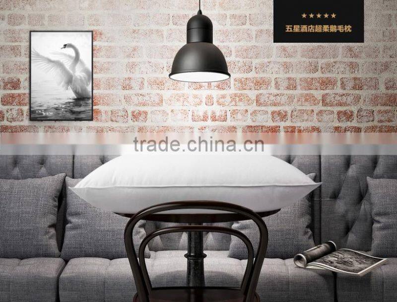 High Quality Super Soft Filling White Goose Down and Feather Pillow Supplier's Choice