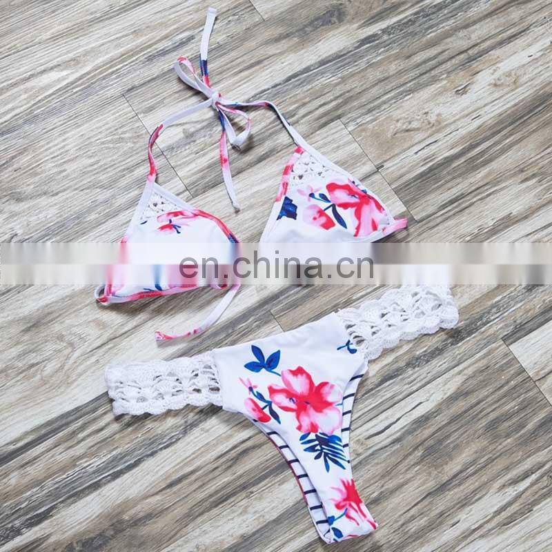 Hot Sexy Cross Brazilian Bikinis Women Swimwear Beach Bathing Suit Push Up Bikini Set Halter Top Bandage Swimsuits