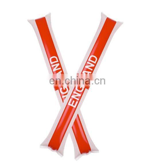 Promotion Customized PE Plastic Inflatable Noise Cheering Stick,bang bang stick PRODUCT AC010