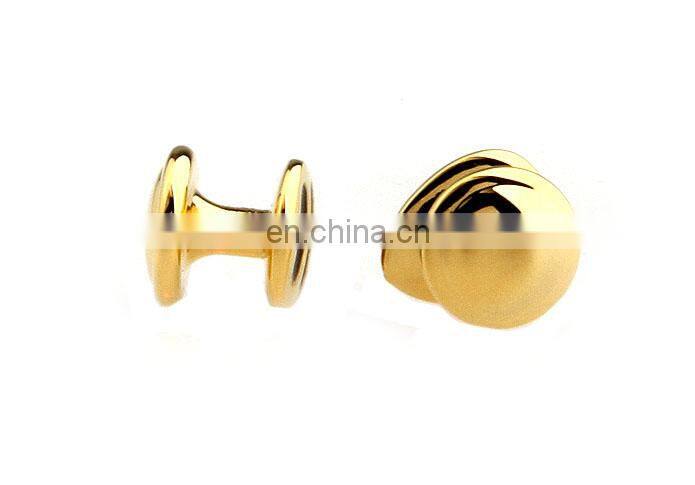 Gold plated metal studs Cufflinks Manufacture Alibaba wholesale