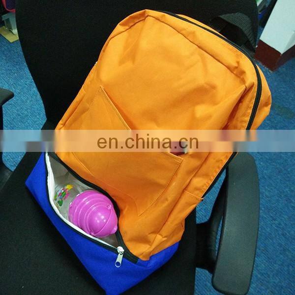 Backpack With Ice Bag Pocket Teenager Schoolbag